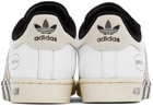 adidas Originals Off-White & Black Superstar Sneakers