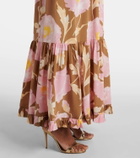 La DoubleJ Visconti silk crêpe de chine maxi dress
