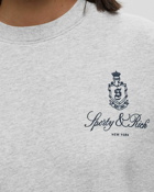 Sporty & Rich Vendome Crewneck Grey - Mens - Sweatshirts