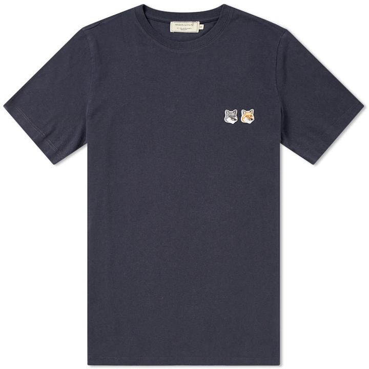 Photo: Maison Kitsuné Double Fox Head Patch Tee