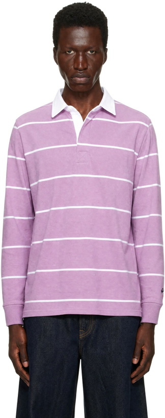 Photo: Noah Purple Classic Rugby Polo