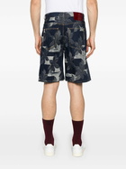 Gucci Floral-Jacquard Denim Shorts
