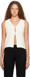 Missing You Already White Textured Cardigan