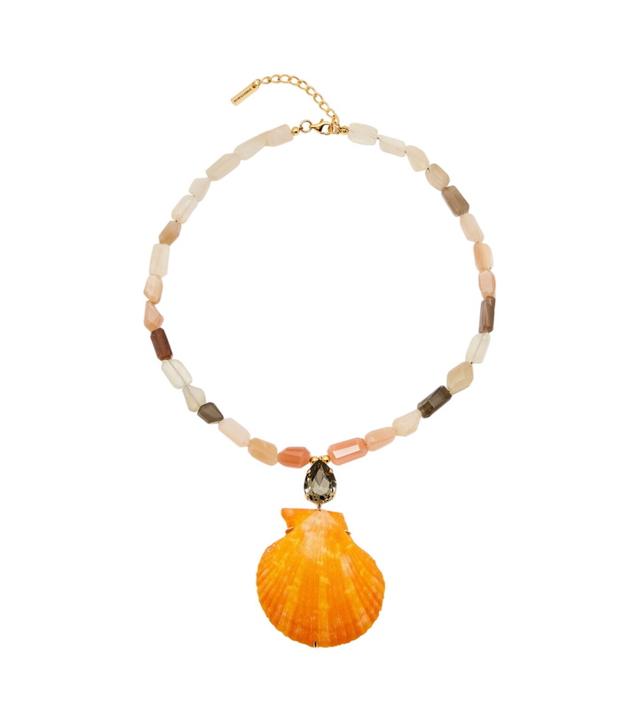 Photo: Jennifer Behr Syrena embellished pendant necklace