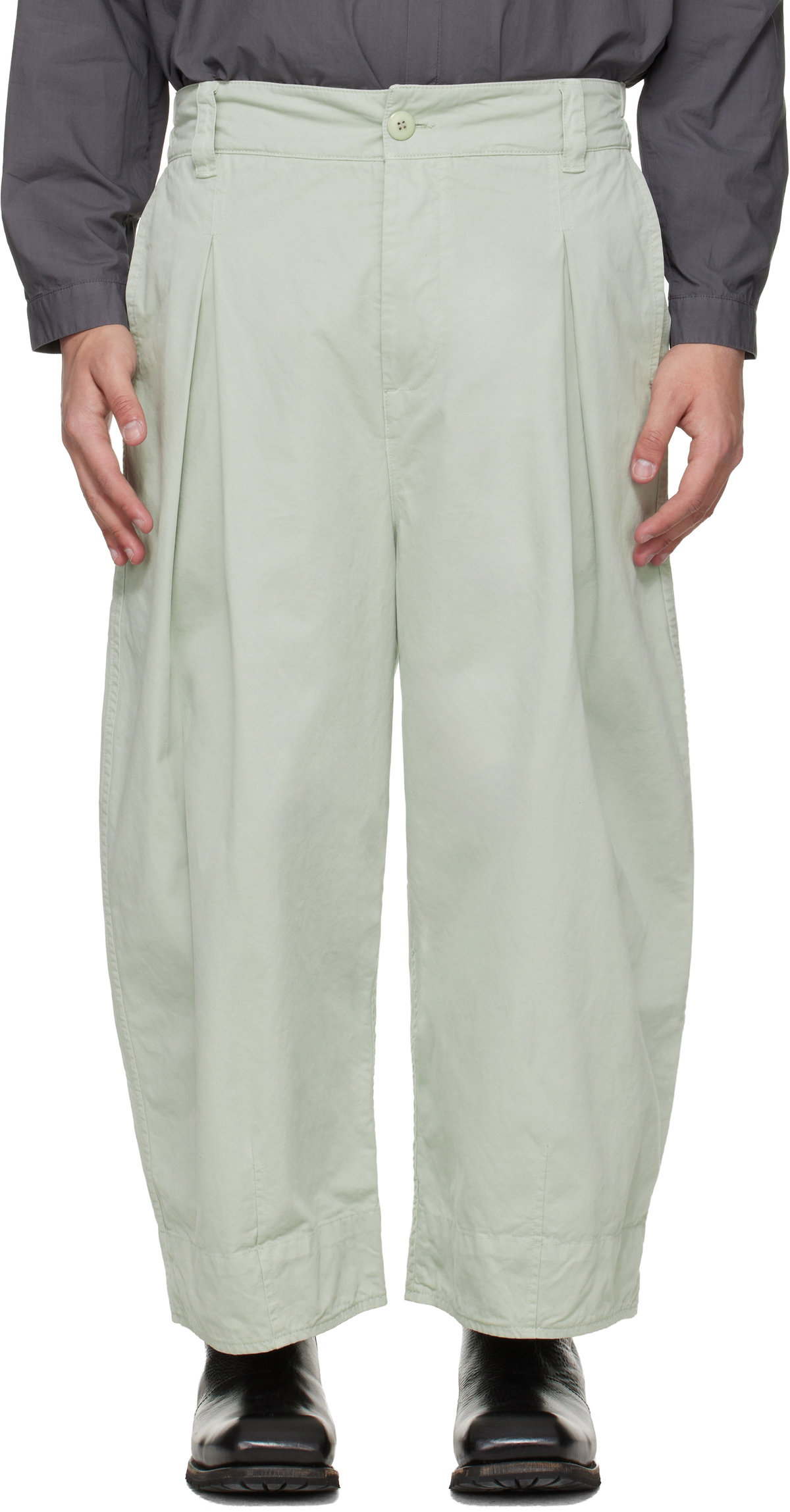 Toogood Taupe 'The Etcher' Trousers