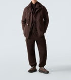 Stone Island Ghost wool-blend flannel sweatpants