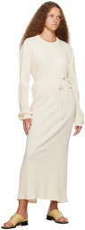 Baserange Off-White Shaw Midi Dress
