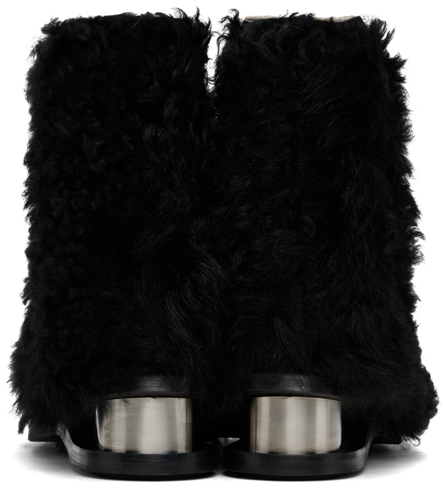 EGONlab Black Stun Shearling Boots EGONlab