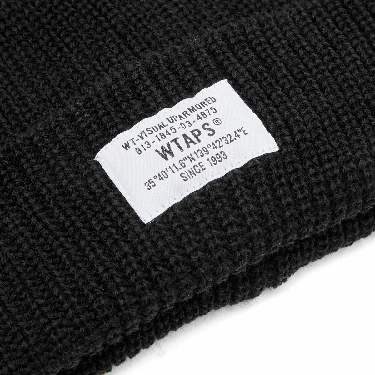 帽子 WTAPS SGT BEANIE ACRYLIC BLACK 25AW WTAPS SGT / BEANIE