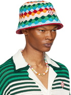 Casablanca Multicolor Striped Bucket Hat