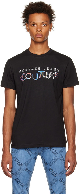 Photo: Versace Jeans Couture Black Cotton T-Shirt