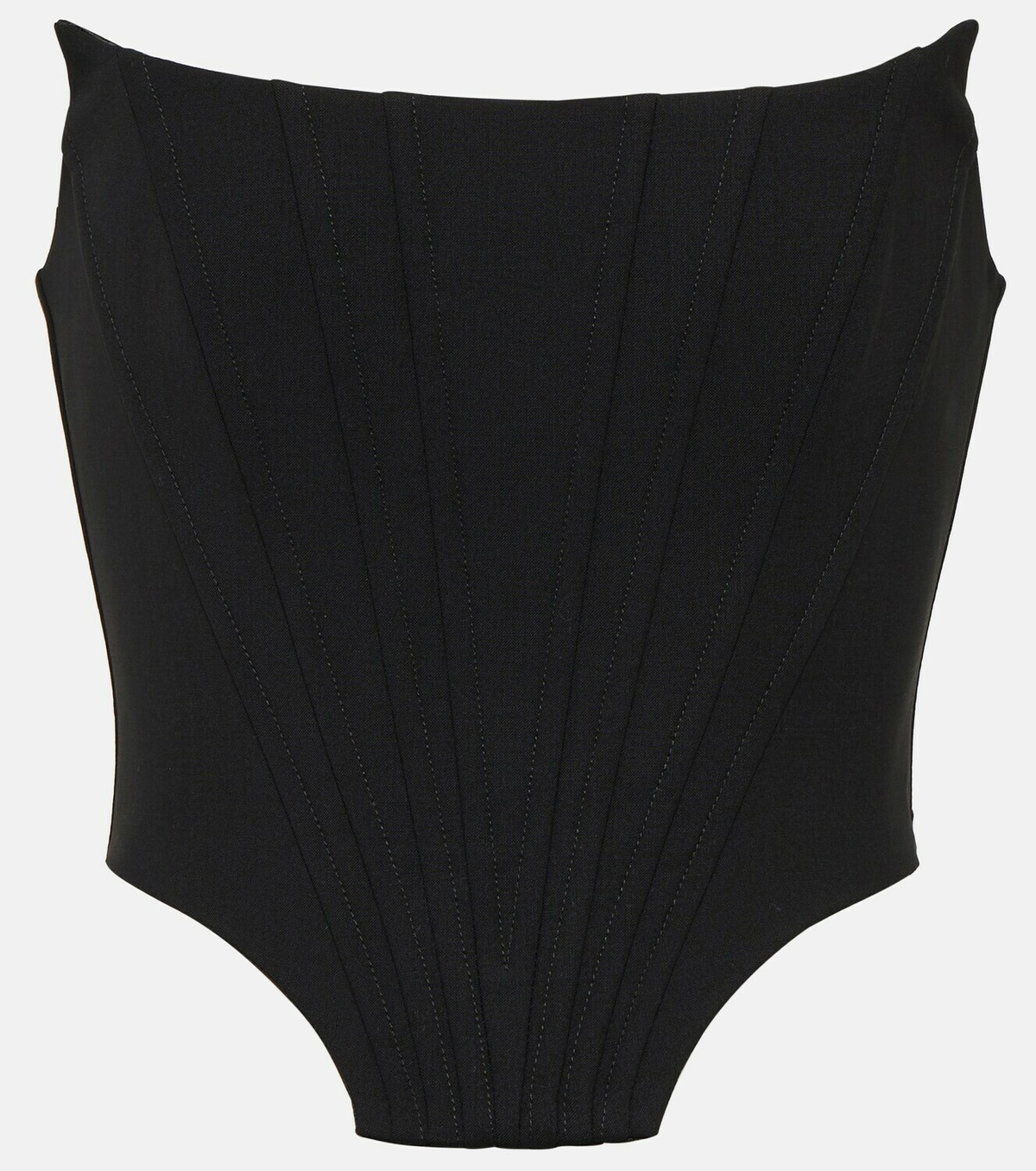 Giuseppe di Morabito Cropped wool-blend top