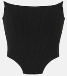 Giuseppe di Morabito Cropped wool-blend top