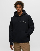 Norse Projects Arne Relaxed Organic Chain Stitch Logo Hoodie Blue - Mens - Hoodies