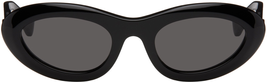 Bottega Veneta Black Bombe Round Sunglasses Bottega Veneta display picture 1