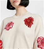 Barrie Intarsia cashmere blend sweater