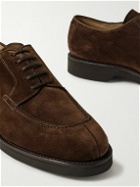 John Lobb - Suede Derby Shoes - Brown