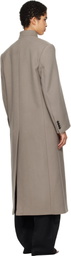 The Attico Gray Long Coat