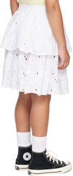 Molo Kids White Brigitte Skirt