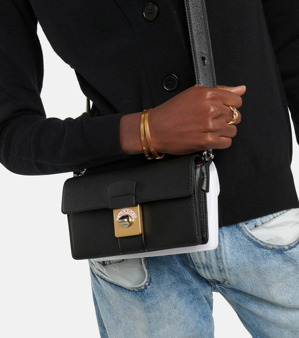 【MAISON MARGIELA】NEW LOCK HORIZONTAL SHOULDER BAG Maison Margiela - New Lock Horizontal leather shoulder bag