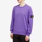 Stone Island Men's Soft Cotton Crew Neck Jumper in Lavender