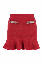 self-portrait Knitted Mini Skirt