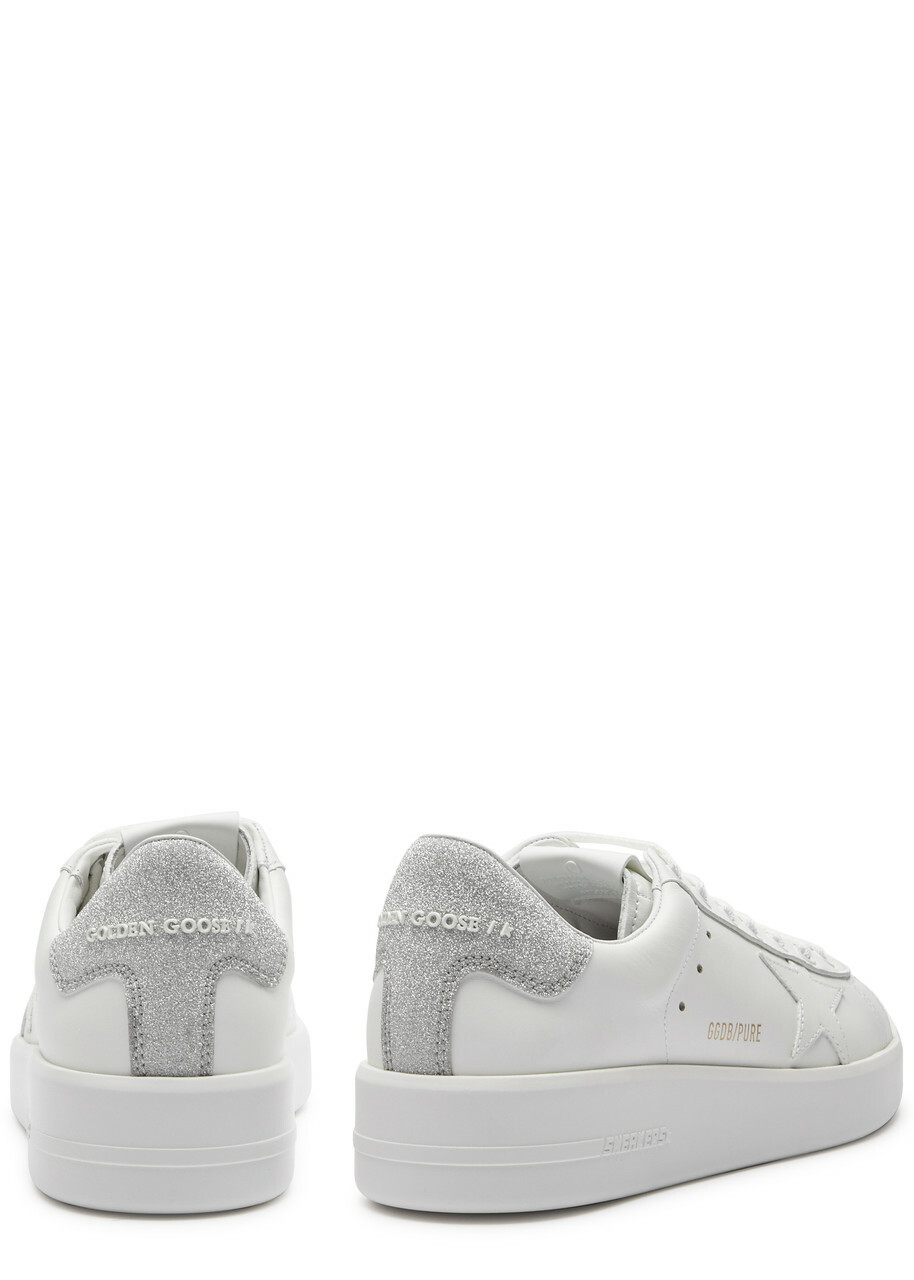 スニーカー Golden  Deluxe Brand White Leather Pure New Sneakers Men's Purestar White Sneakers