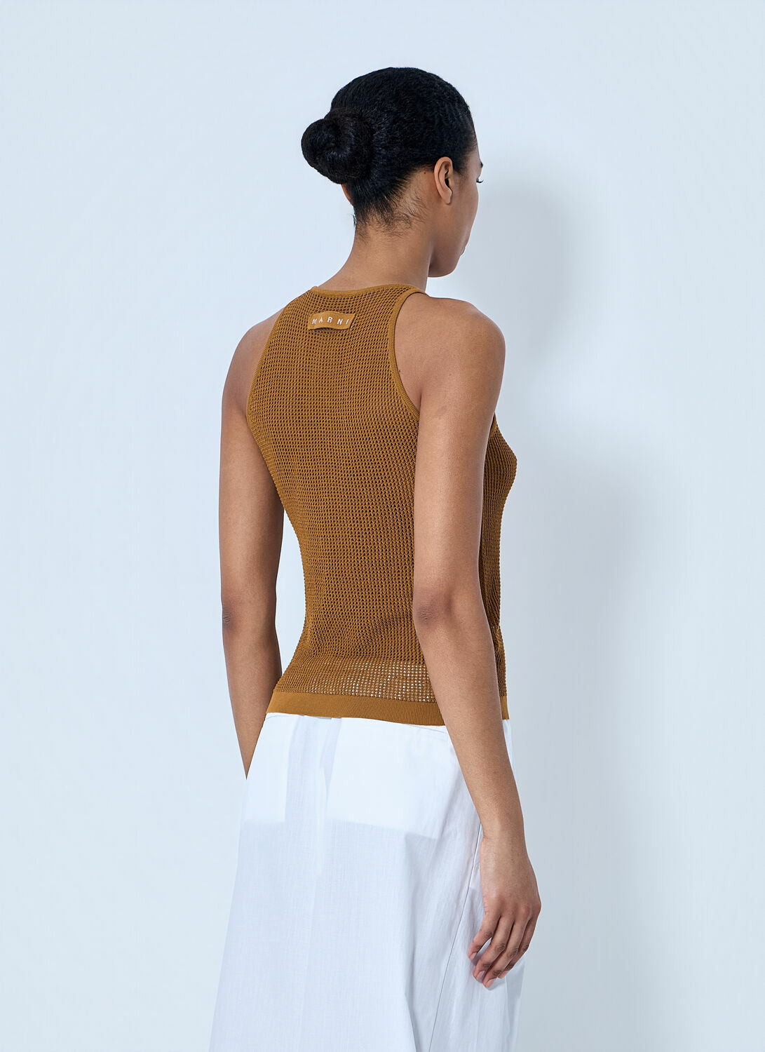 Marni Floral Intarsia Knit Top