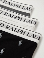 Polo Ralph Lauren - Three-Pack Stretch-Cotton Jersey Boxer Briefs - Multi