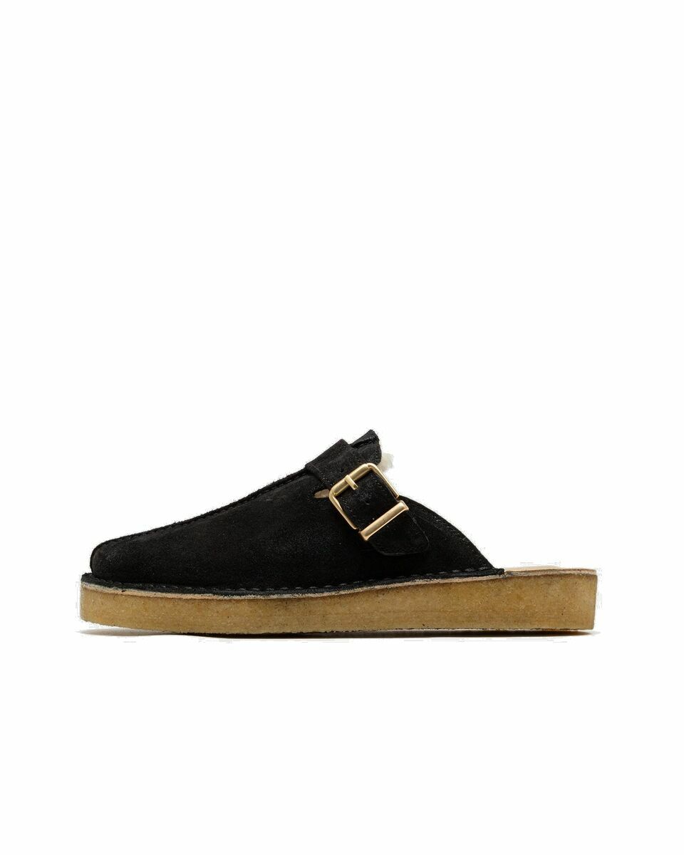 Photo: Clarks Originals Wmns Trek Mule Black - Womens - Sandals & Slides