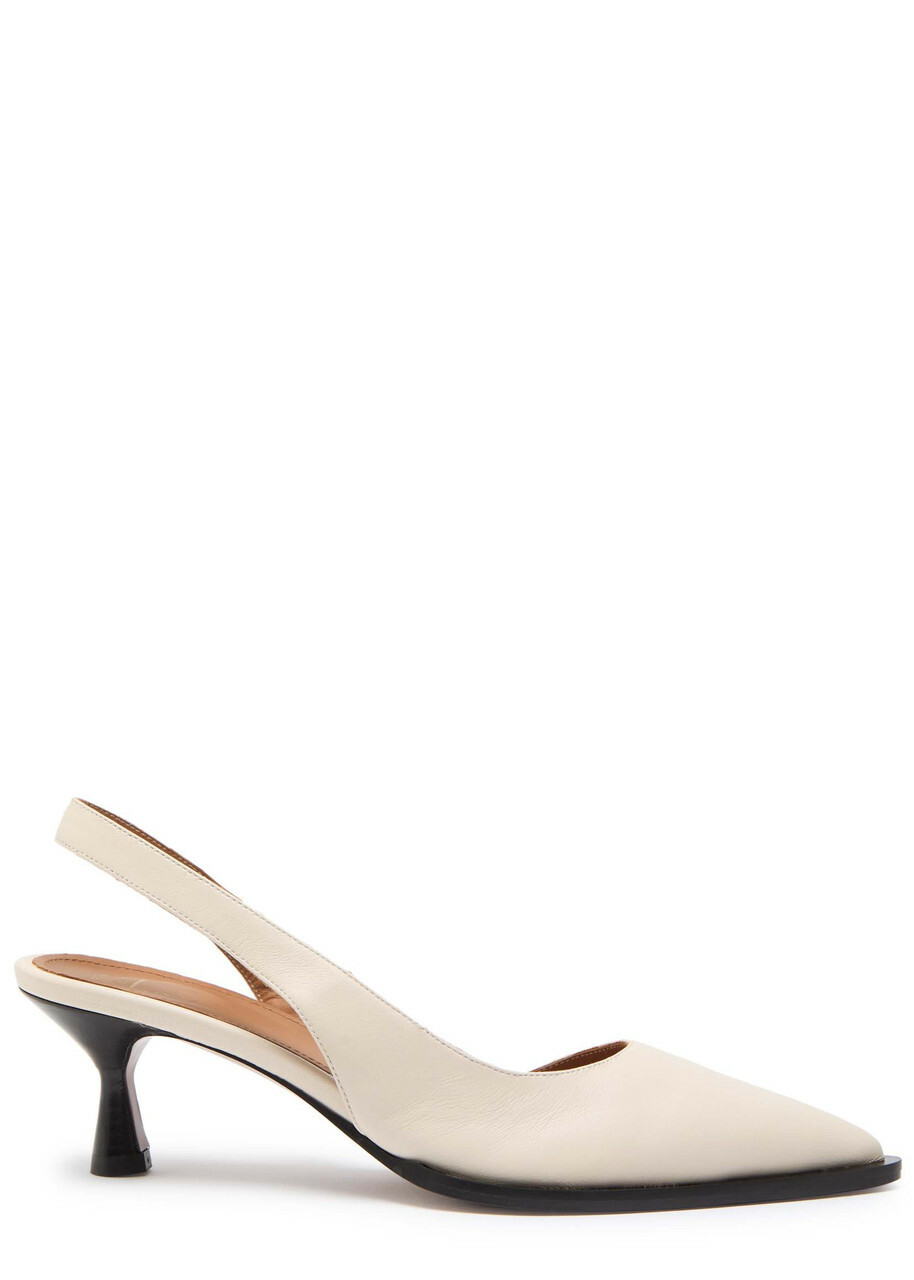 Atp Atelier Desana 60 Leather Slingback Pumps