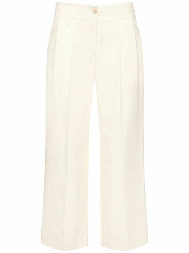 Photo: TOTEME - Relaxed Twill Cotton Pants