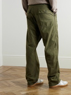 OrSlow - Fatigue Straight-Leg Cotton-Sateen Trousers - Green