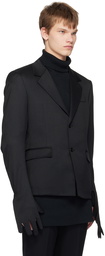 Doublet Black Glove Sleeve Blazer