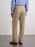 Ralph Lauren Purple label - Straight-Leg Pleated Linen, Cotton and Silk-Blend Suit Trousers - Neutrals