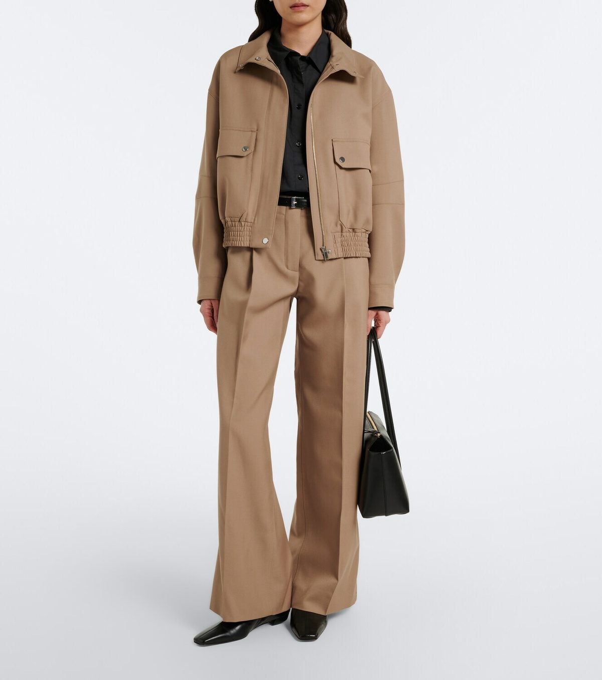 Proenza Schouler Aviva wool-blend gabardine jacket