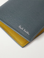 Paul Smith - Logo-Print Textured-Leather Bifold Cardholder