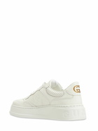 GUCCI - Gg Embossed Leather Sneakers