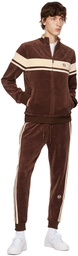 Sergio Tacchini Brown Damarindo Tracksuit Set