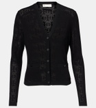 Tory Burch T Monogram jacquard cardigan