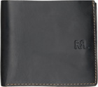 RRL Black Leather Billfold Wallet