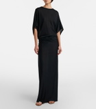 The Row Delyra ruched jersey gown