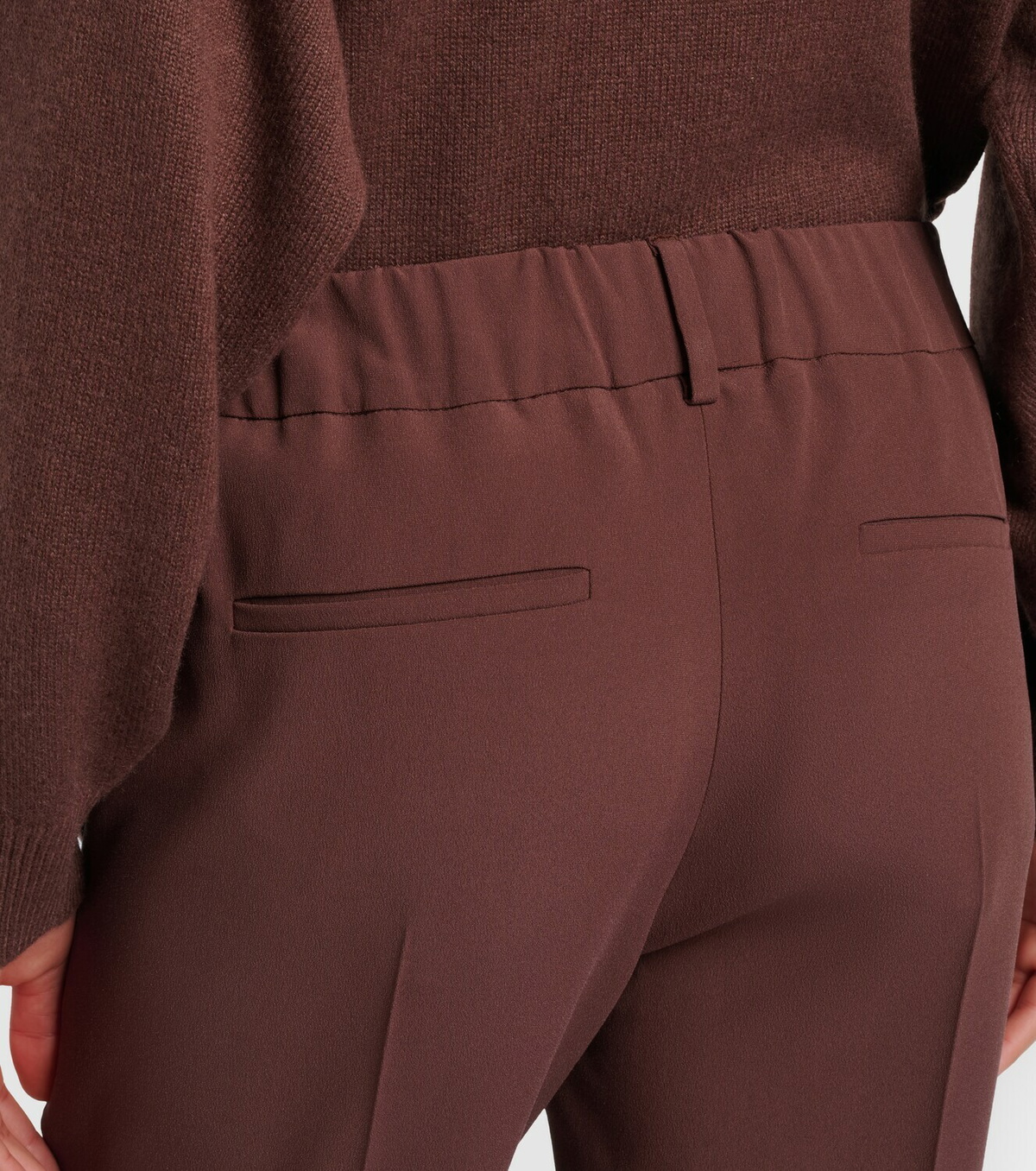 Brunello Cucinelli Crêpe straight pants
