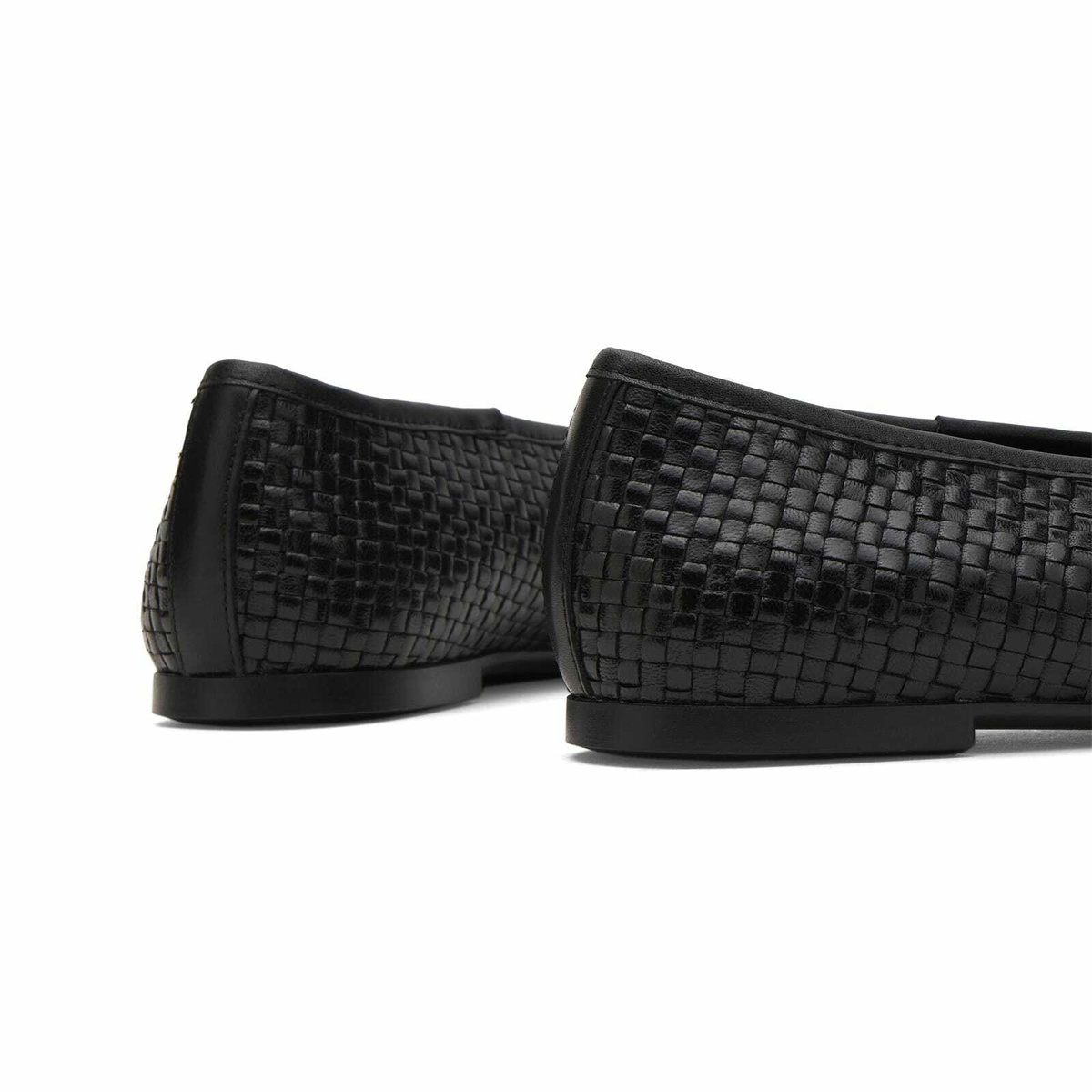 Vagabond Shoemakers Women's Vagabond Aleya Braided Leather Ballet in Black