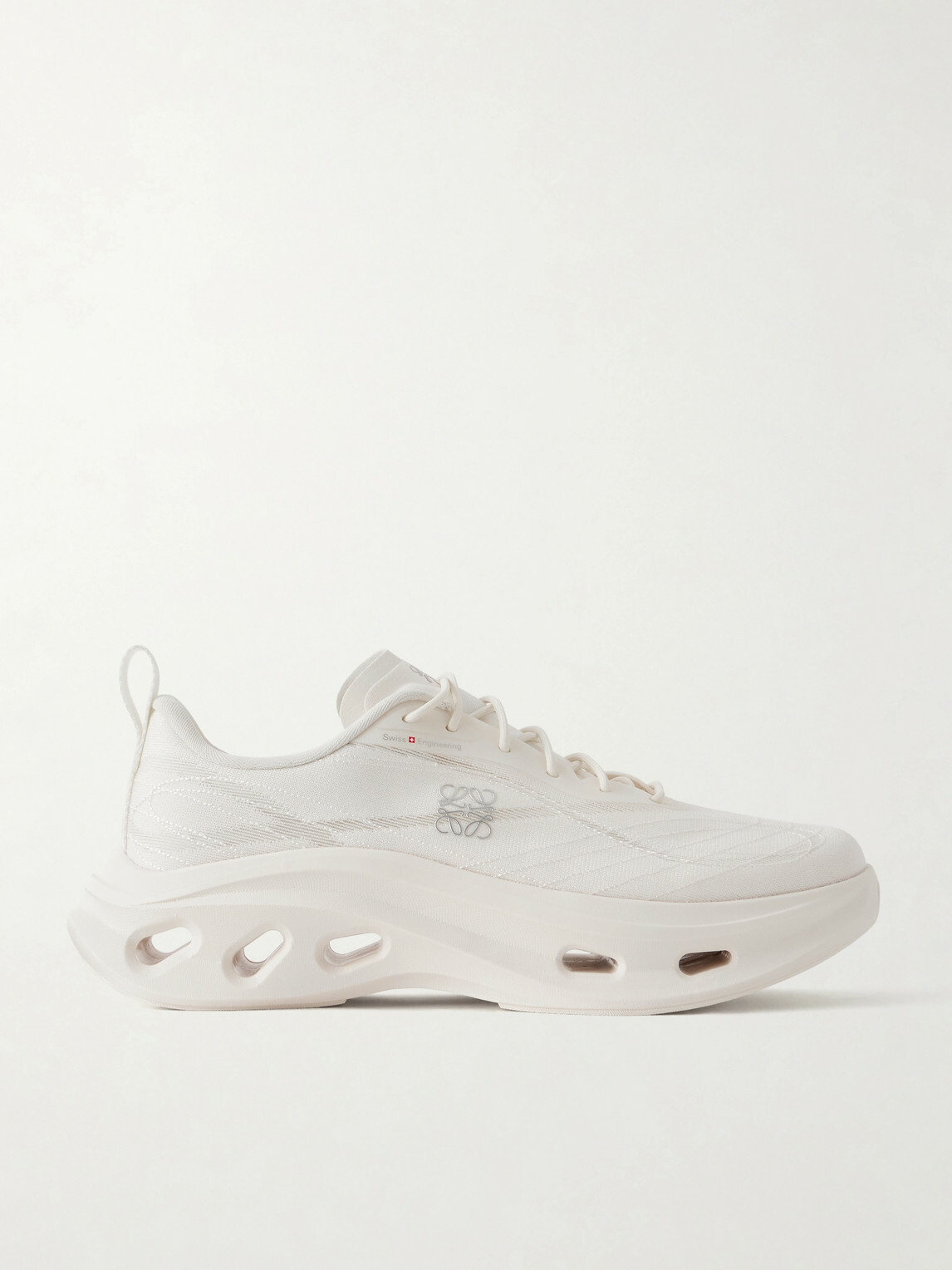 LOEWE - On Cloudtilt Rubber-Trimmed Mesh Sneakers - White