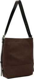 LEMAIRE Brown Small Belted Tote Bag