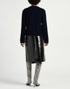Maje Womens Cardigan in Navy