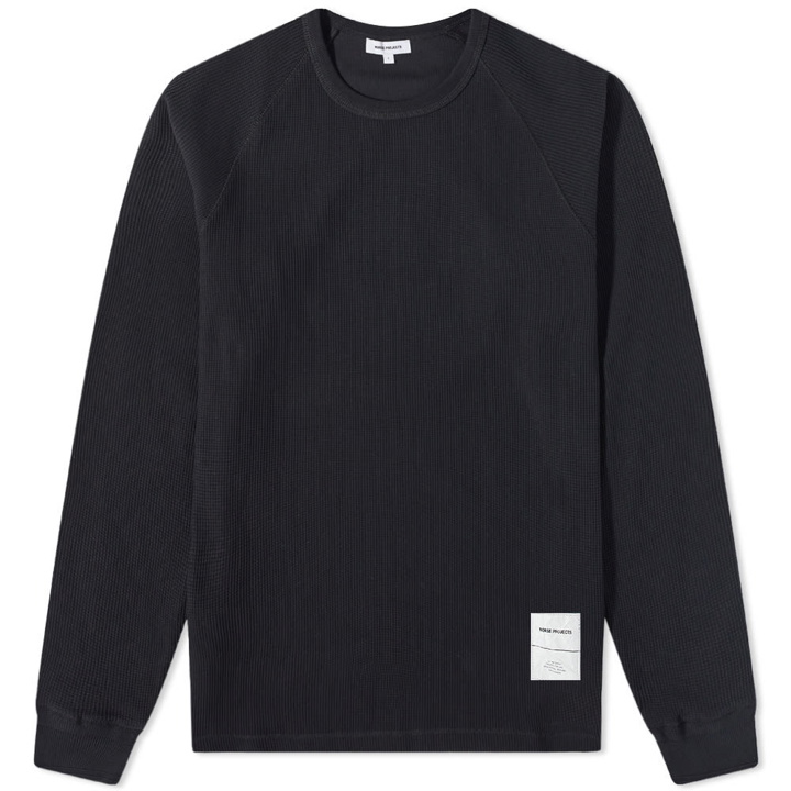 Photo: Norse Projects Aske Tab Series Waffle Crew Sweat