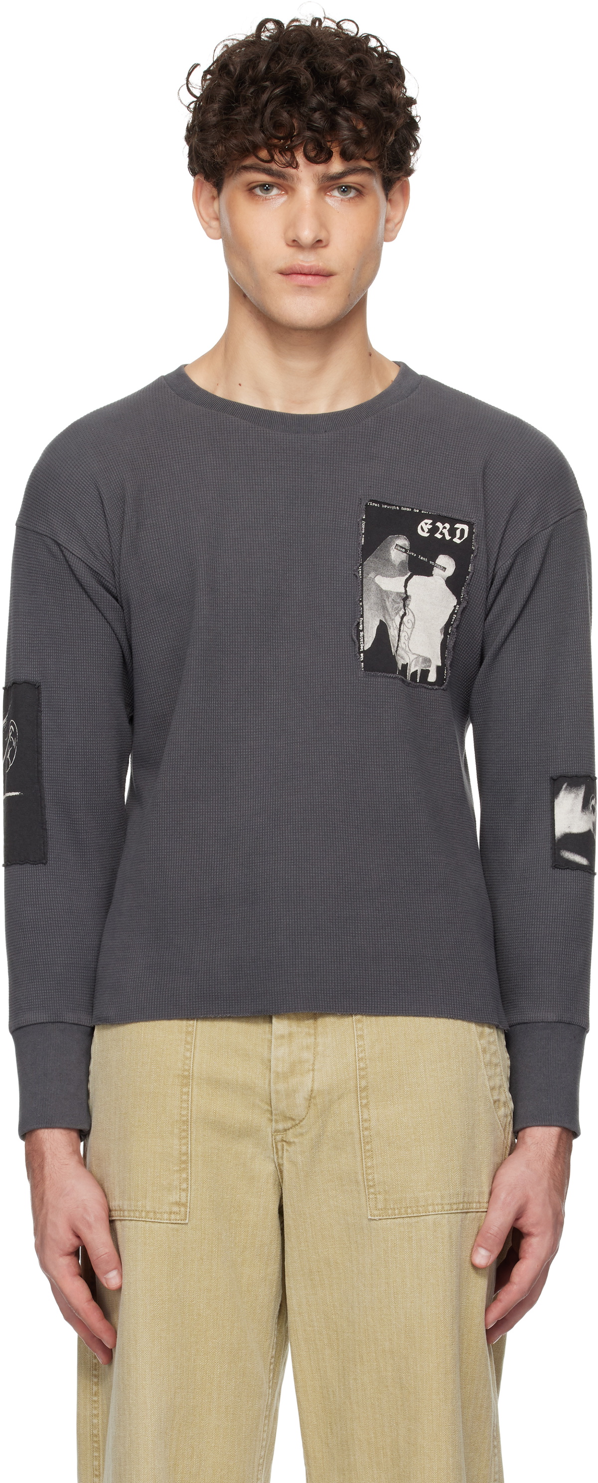 Enfants Riches Déprimés Black Assemblage LS Thermal I Shirt
