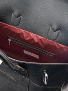 Brunello Cucinelli - Panelled Full-Grain Leather Weekend Bag